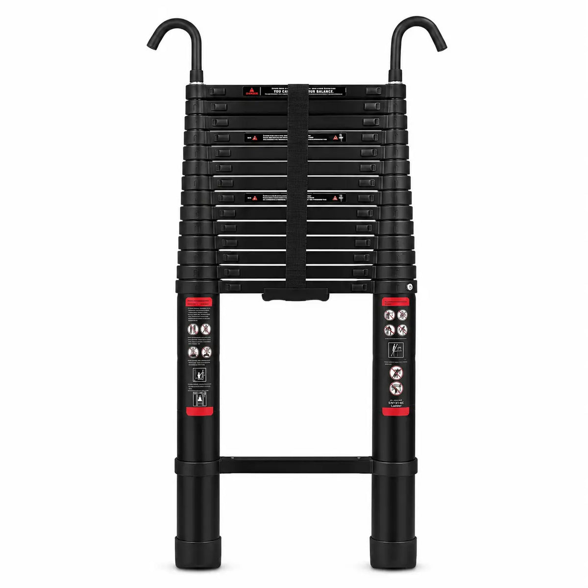 Échelle Télescopique 6,2m Noire Pro | ExpertEchelles